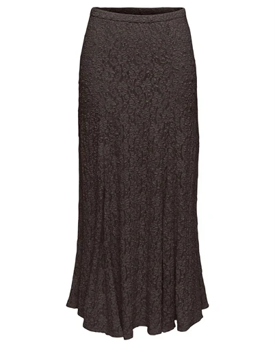 JDY - JDYGallas Long Lace Nederdel - Coffee Bean